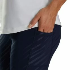 FootJoy Women's Embossed Legging -golf ball Shop footjoy womens embossed legging navy 03 19430.1678206780