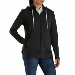 FootJoy Women's Full-Zip Hoodie - Prior Generation 15 FootJoy Women's Full-Zip Hoodie - Prior Generation -golf ball Shop footjoy womens full zip hoodie black 02 17863.1633109708