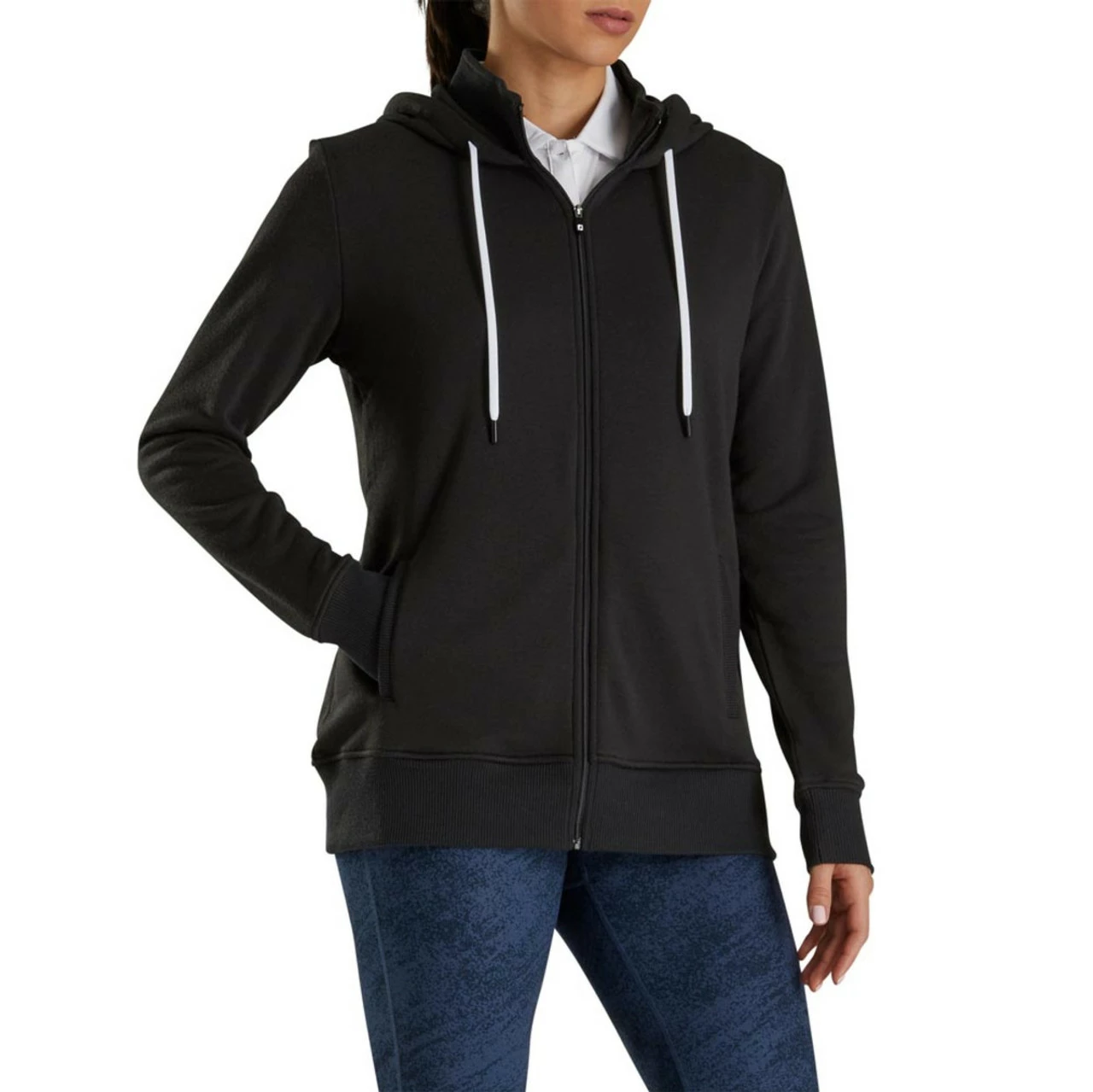 FootJoy Women's Full-Zip Hoodie - Prior Generation 8 FootJoy Women's Full-Zip Hoodie - Prior Generation - Image 6