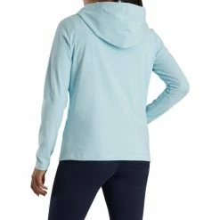 FootJoy Women's Full-Zip Hoodie 31 FootJoy Women's Full-Zip Hoodie -golf ball Shop footjoy womens full zip hoodie sky heather 03 32721.1676597454