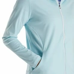 FootJoy Women's Full-Zip Hoodie 32 FootJoy Women's Full-Zip Hoodie -golf ball Shop footjoy womens full zip hoodie sky heather 04 11648.1676588627