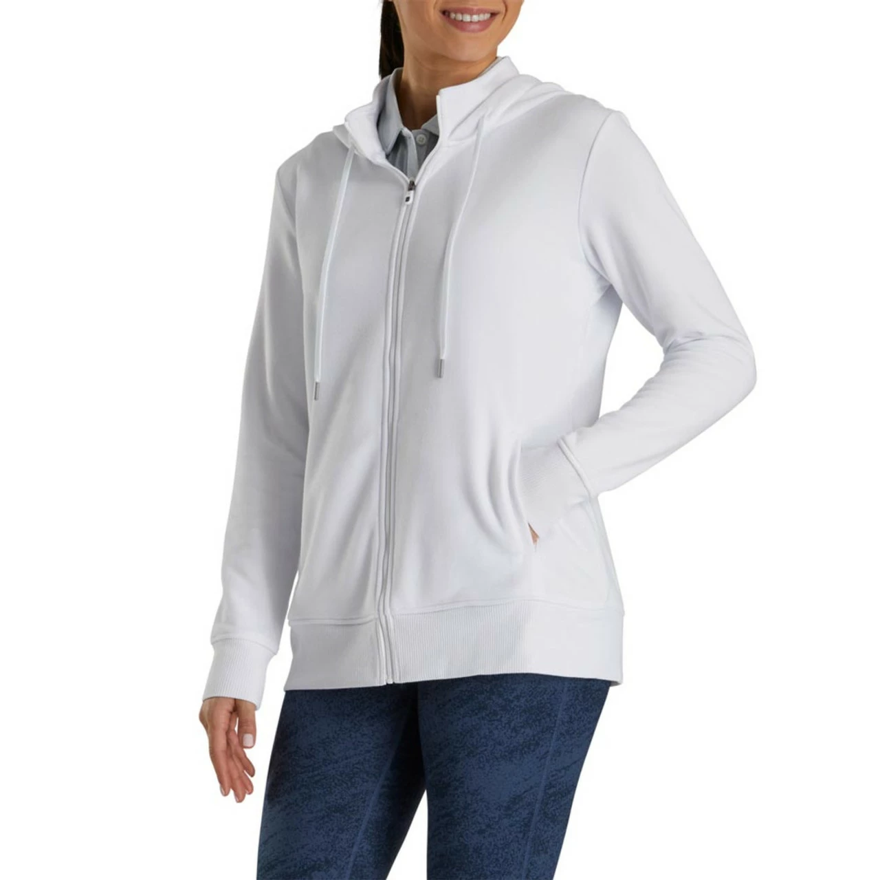 FootJoy Women's Full-Zip Hoodie - Prior Generation 4 FootJoy Women's Full-Zip Hoodie - Prior Generation - Image 2