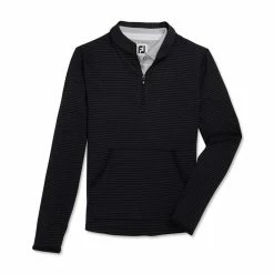 FootJoy Women's Half-Zip Tonal Stripe Mid-Layer