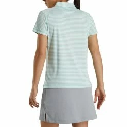 FootJoy Women's Heather Stripe Polo 19 FootJoy Women's Heather Stripe Polo -golf ball Shop footjoy womens heather stripe polo aquamarine 03 33072.1631901194