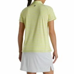 FootJoy Women's Heather Stripe Polo 29 FootJoy Women's Heather Stripe Polo -golf ball Shop footjoy womens heather stripe polo citrus 03 97080.1631901194