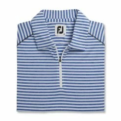 FootJoy Women's Heather Stripe Polo 26 FootJoy Women's Heather Stripe Polo -golf ball Shop footjoy womens heather stripe polo cobalt 05 63327.1631901195