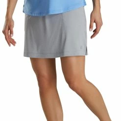 FootJoy Women's Knit Skort -golf ball Shop footjoy womens knit skort heather grey 02 23655.1673900192