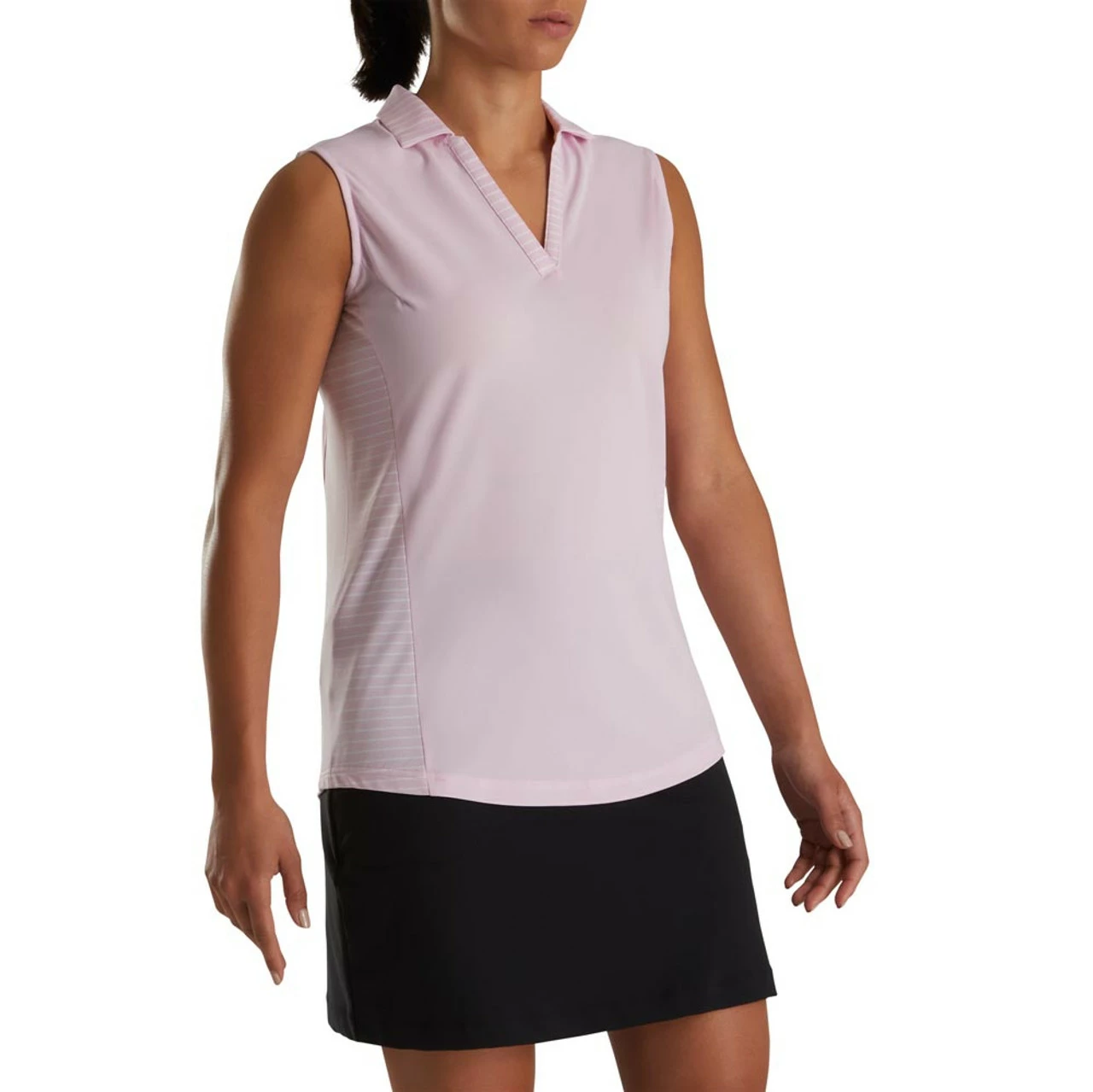 FootJoy Women's Open Placket Sleeveless Polo 15 FootJoy Women's Open Placket Sleeveless Polo - Image 13