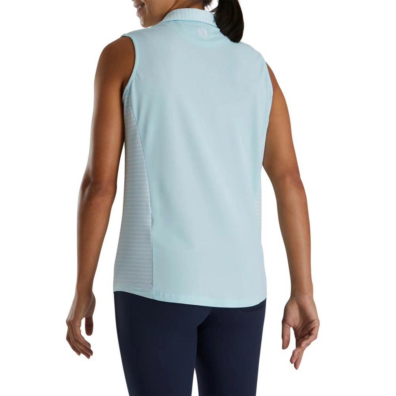 FootJoy Women's Open Placket Sleeveless Polo 9 FootJoy Women's Open Placket Sleeveless Polo - Image 7