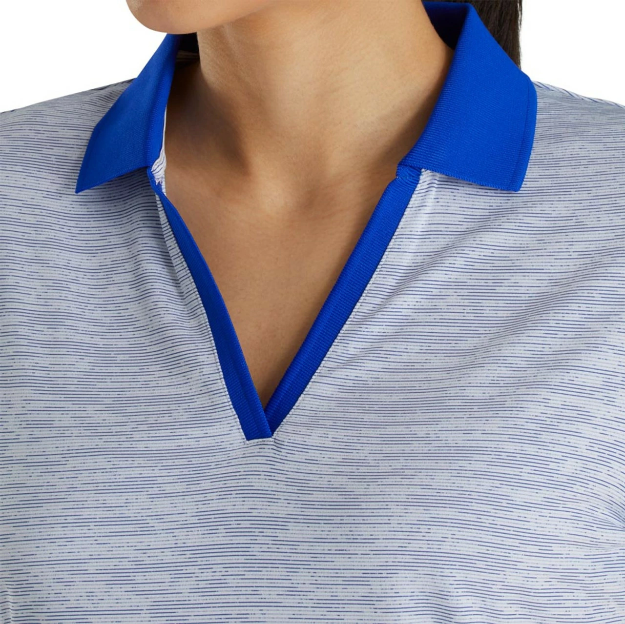 FootJoy Women's Open Placket Space Dye Polo 6 FootJoy Women's Open Placket Space Dye Polo - Image 4