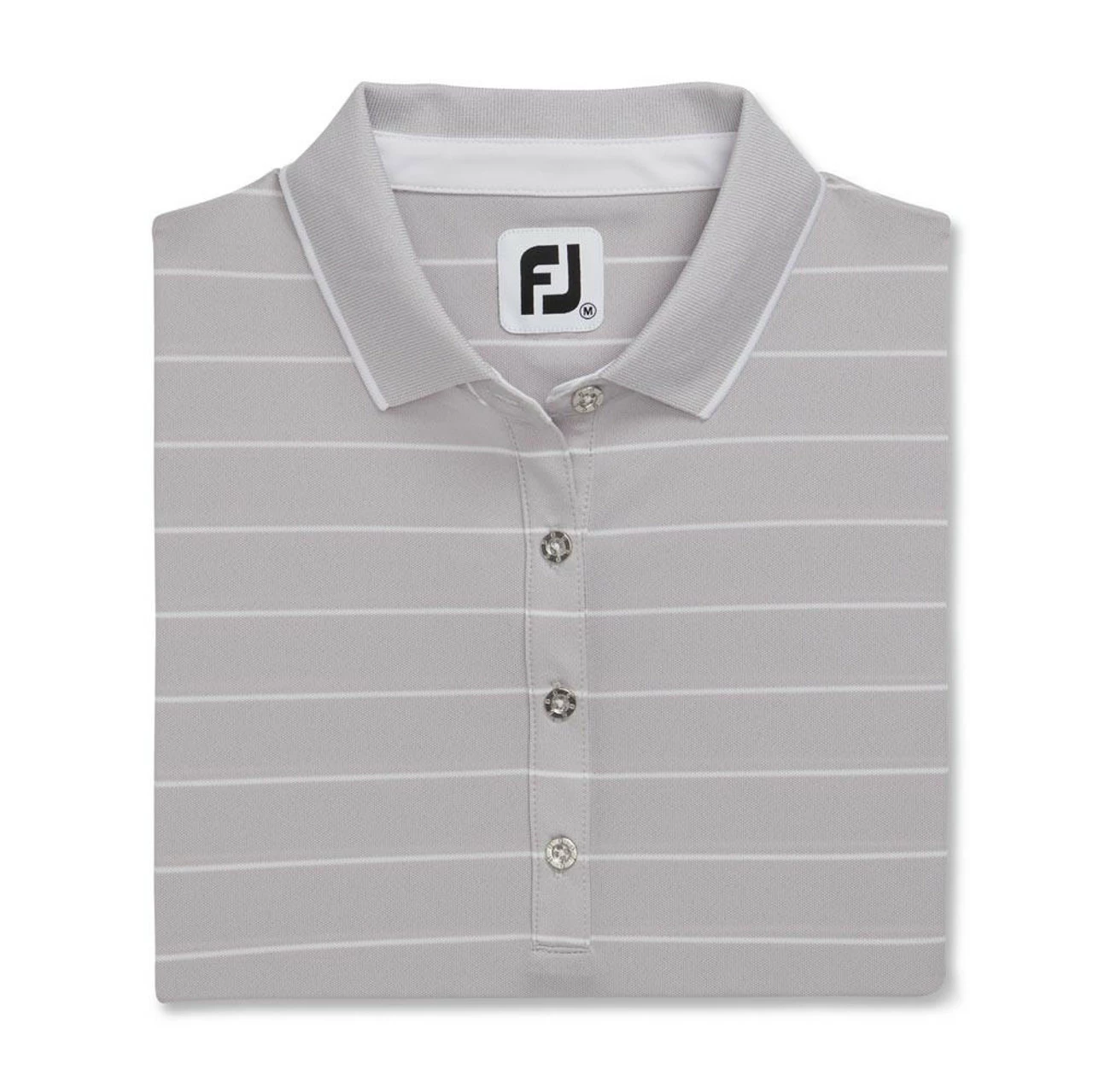 FootJoy Women's Pique Pinstripe Half Sleeve Polo 6 FootJoy Women's Pique Pinstripe Half Sleeve Polo - Image 4