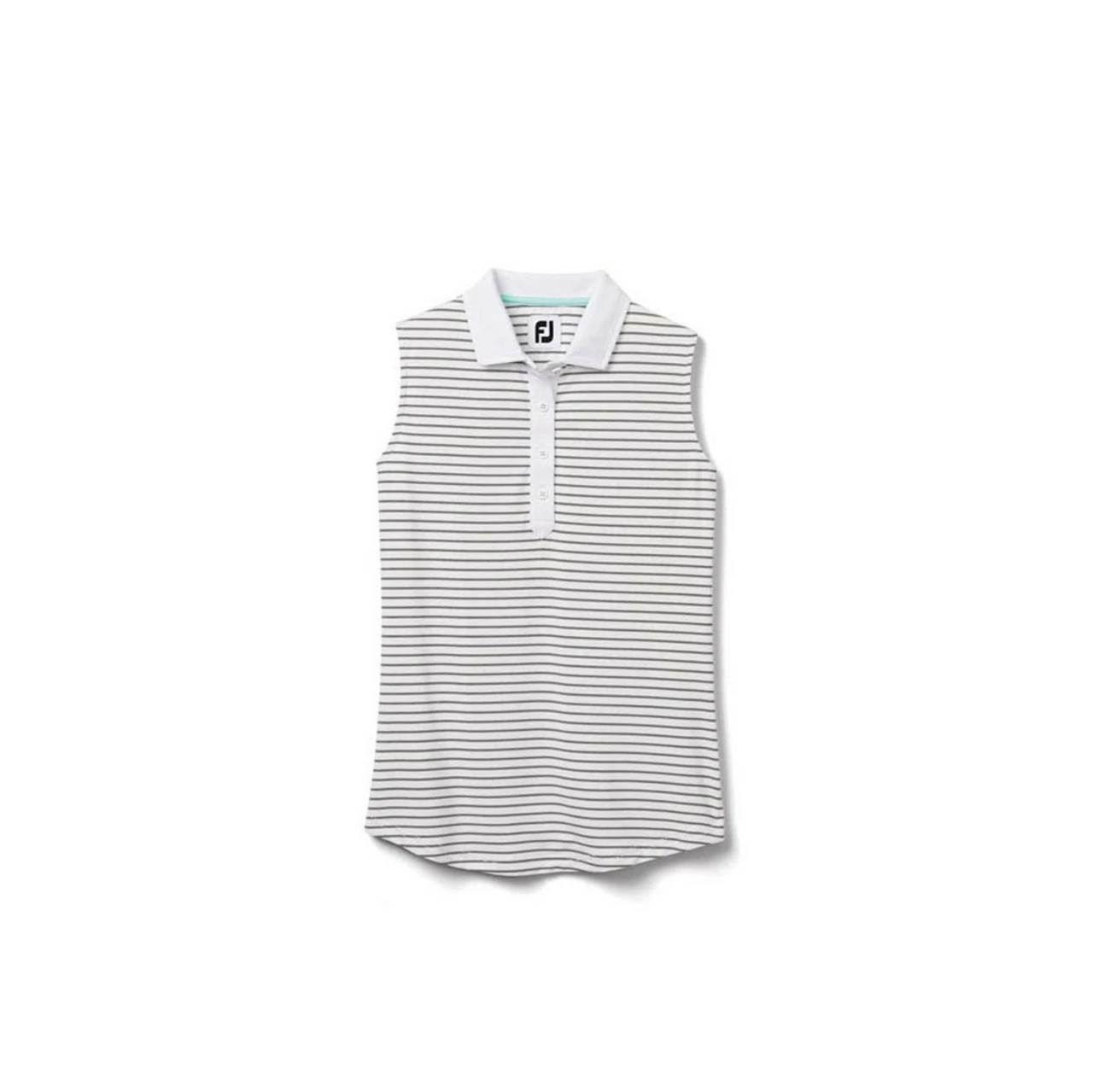 FootJoy Women's Sleeveless Pinstripe Polo 13 FootJoy Women's Sleeveless Pinstripe Polo - Image 11