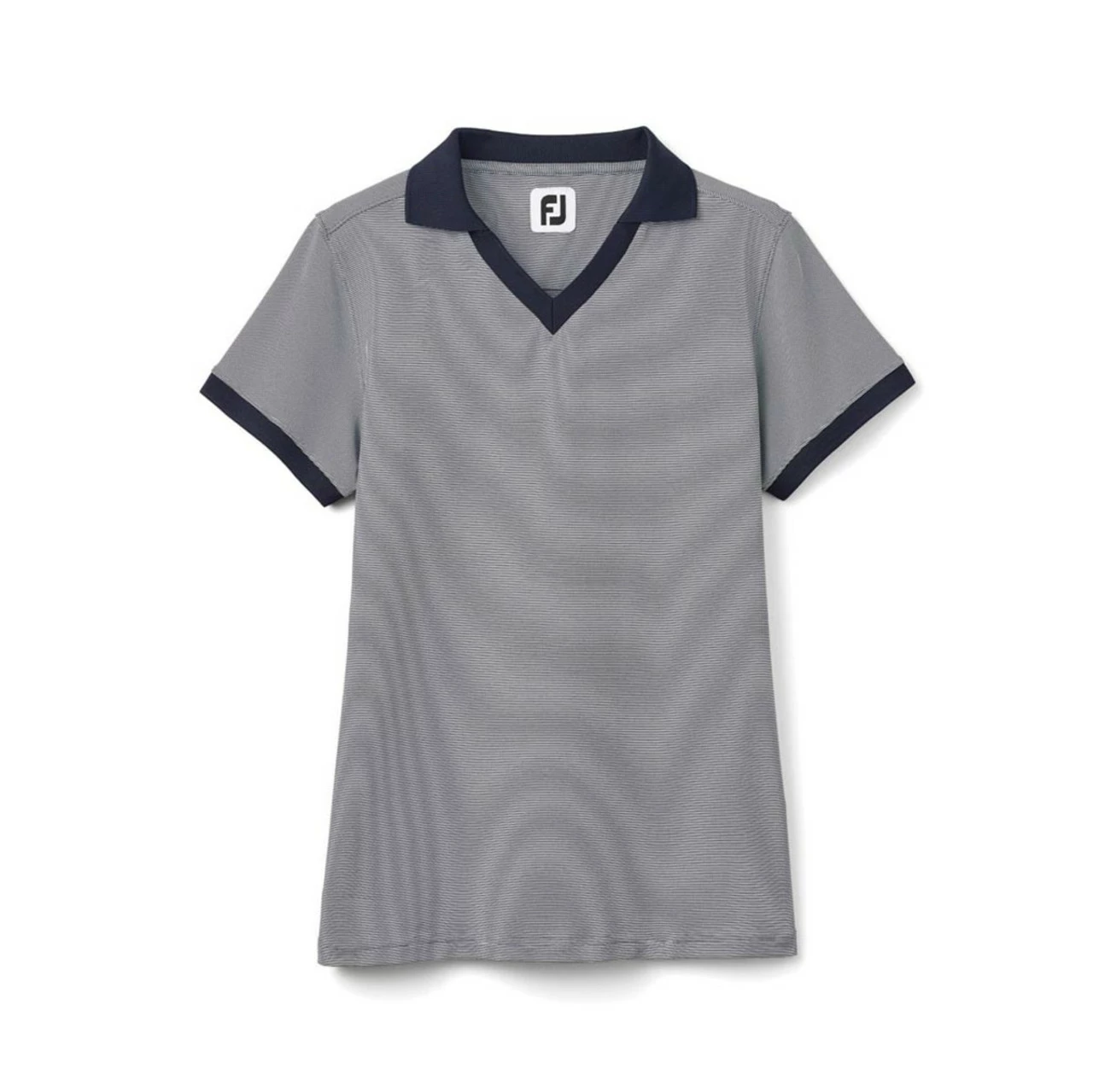 FootJoy Women's Stretch Lisle End On End Open Collar Polo 3 FootJoy Women's Stretch Lisle End On End Open Collar Polo