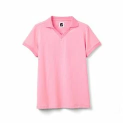 FootJoy Women's Stretch Lisle End On End Open Collar Polo 10 FootJoy Women's Stretch Lisle End On End Open Collar Polo -golf ball Shop footjoy womens stretch lisle end on end open collar polo pink azalea 01 47866.1633379496