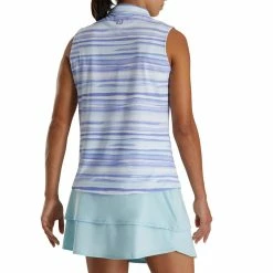 FootJoy Women's Watercolor Sleeveless Polo 15 FootJoy Women's Watercolor Sleeveless Polo -golf ball Shop footjoy womens watercolor sleeveless polo violet 02 64912.1673900314