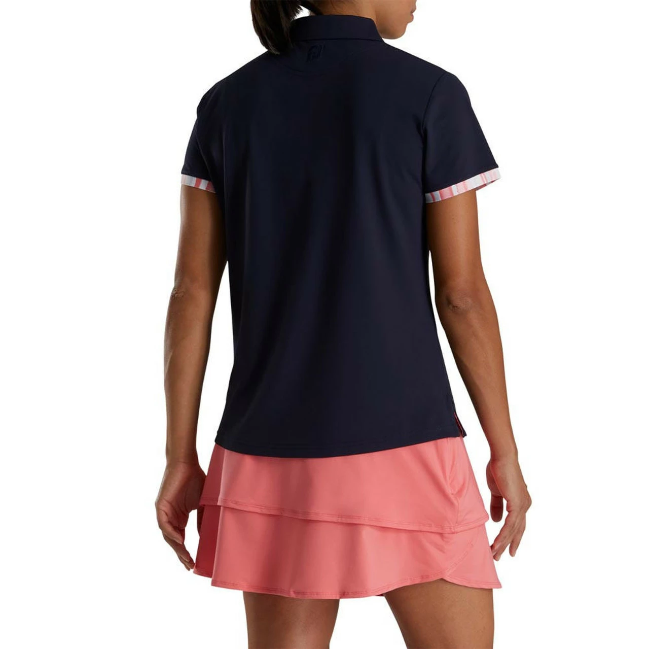 FootJoy Women's Watercolor Trim Polo 7 FootJoy Women's Watercolor Trim Polo - Image 5