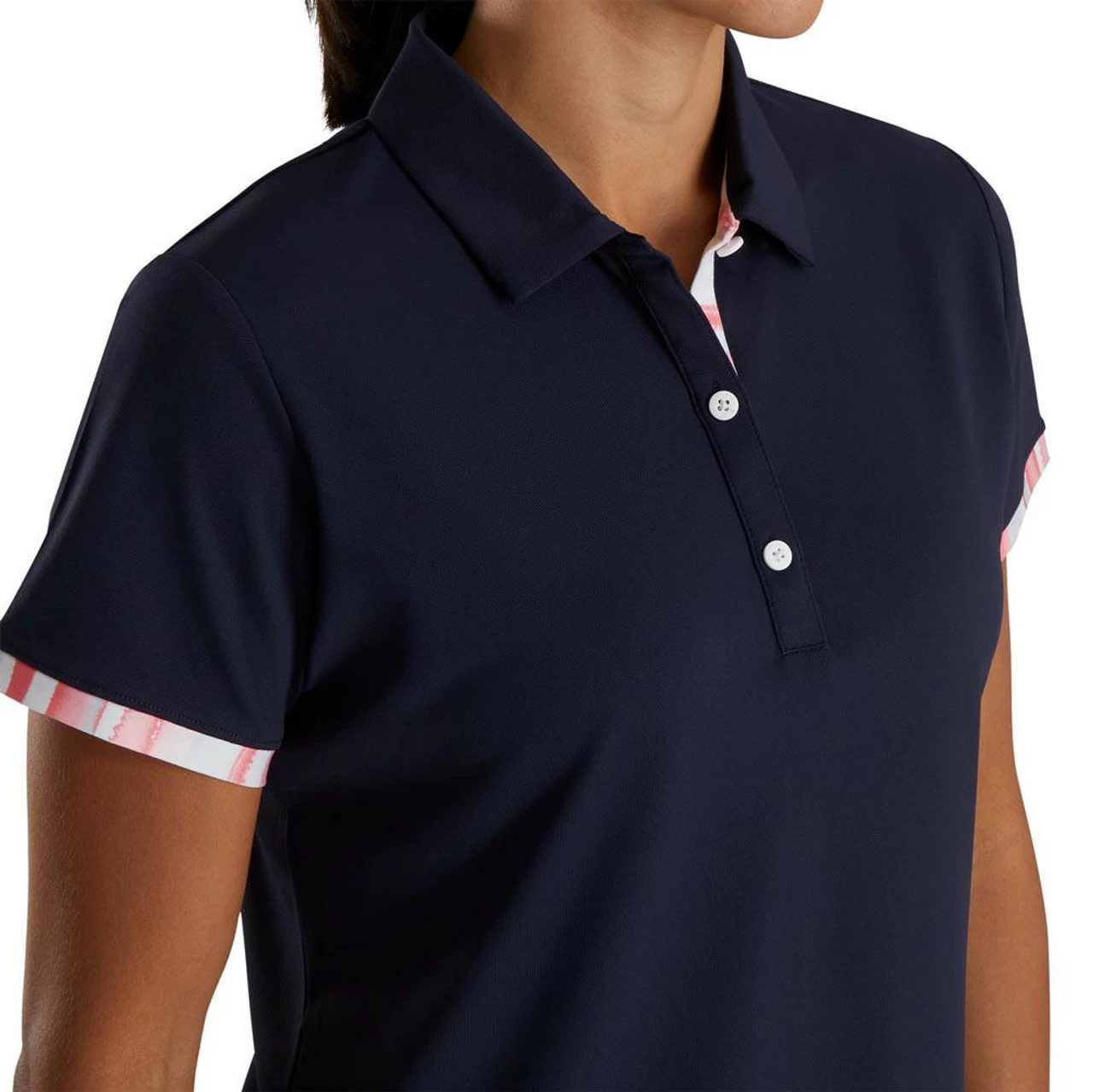 FootJoy Women's Watercolor Trim Polo 10 FootJoy Women's Watercolor Trim Polo - Image 8