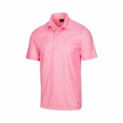 Greg Norman ML75 Microlux Iron Print Polo 13 Greg Norman ML75 Microlux Iron Print Polo -golf ball Shop greg norman ml75 microlux iron print polo cool coral 01 98000.1644349993