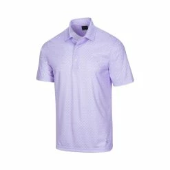 Greg Norman ML75 Microlux Iron Print Polo 14 Greg Norman ML75 Microlux Iron Print Polo -golf ball Shop greg norman ml75 microlux iron print polo mystic purple 01 26700.1644349993