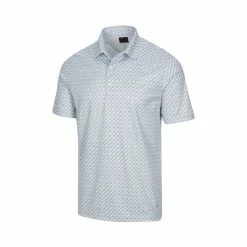 Greg Norman ML75 Microlux Iron Print Polo 11 Greg Norman ML75 Microlux Iron Print Polo -golf ball Shop greg norman ml75 microlux iron print polo shark grey 01 79575.1644349993