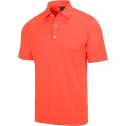 Greg Norman Protek ML75 Microlux 2Below Solid Polo -golf ball Shop greg norman protek ml75 microlux 2below solid polo spark orange 01 59724.1632426723