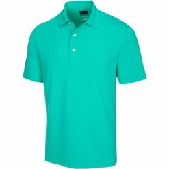 Greg Norman Protek ML75 Microlux 2Below Solid Polo -golf ball Shop greg norman protek ml75 microlux 2below solid polo watermint 01 03844.1632426741