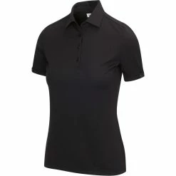 Greg Norman Women's 2Below Short Sleeve Polo -golf ball Shop greg norman womens 2below short sleeve polo black 01 76183.1633378903