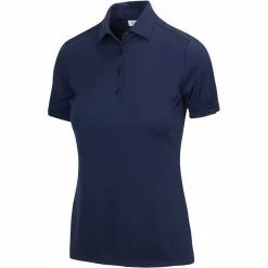 Greg Norman Women's 2Below Short Sleeve Polo -golf ball Shop greg norman womens 2below short sleeve polo navy 01 40400.1633378903