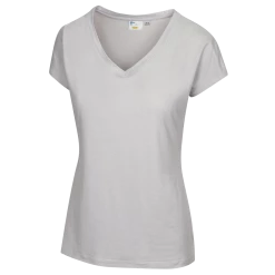 Greg Norman Women's Annie V-Neck -golf ball Shop greg norman womens annie v neck shark grey heather 01 16090.1638461899