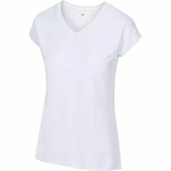 Greg Norman Women's Annie V-Neck -golf ball Shop greg norman womens annie v neck white 01 66252.1671482458