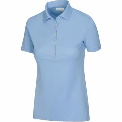 Greg Norman Women's Freedom Micro Pique Short Sleeve Polo -golf ball Shop greg norman womens freedom micro pique short sleeve polo coastal blue 01 15972.1659043413