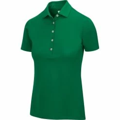 Greg Norman Women's Freedom Micro Pique Short Sleeve Polo -golf ball Shop greg norman womens freedom micro pique short sleeve polo evergreen 01 20678.1659043413