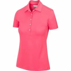 Greg Norman Women's Freedom Micro Pique Short Sleeve Polo -golf ball Shop greg norman womens freedom micro pique short sleeve polo field poppy 01 35270.1659043413