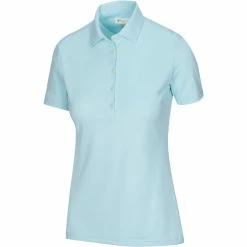 Greg Norman Women's Freedom Micro Pique Short Sleeve Polo -golf ball Shop greg norman womens freedom micro pique short sleeve polo pure aqua 01 88684.1659043413