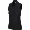 Greg Norman Women's Freedom Micro Pique Sleeveless Polo -golf ball Shop greg norman womens freedom micro pique sleeveless polo black 01 11158.1659043420