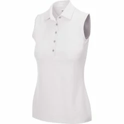 Greg Norman Women's Freedom Micro Pique Sleeveless Polo -golf ball Shop greg norman womens freedom micro pique sleeveless polo white 01 37151.1659043420