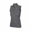 Greg Norman Women's Heathered Dot Sleeveless Polo 1 Greg Norman Women's Heathered Dot Sleeveless Polo -golf ball Shop greg norman womens heathered dot sleeveless polo black 01 00664.1651765028