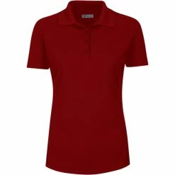 Greg Norman Women's Short Sleeve Protek Micro Pique Polo -golf ball Shop greg norman womens short sleeve protek micro pique polo cardinal 01 99794.1633463734