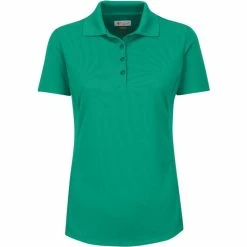Greg Norman Women's Short Sleeve Protek Micro Pique Polo -golf ball Shop greg norman womens short sleeve protek micro pique polo emerald 01 67806.1633463944