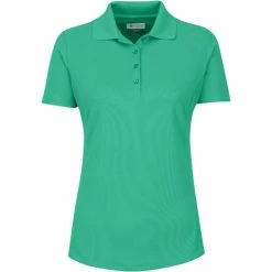Greg Norman Women's Short Sleeve Protek Micro Pique Polo -golf ball Shop greg norman womens short sleeve protek micro pique polo jade 01 30969.1633464080