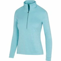 Greg Norman Women's Utility 1/2 Zip Mock 21 Greg Norman Women's Utility 1/2 Zip Mock -golf ball Shop greg norman womens utility 1 2 zip mock oasis blue heather 01 79880.1671482598