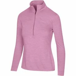 Greg Norman Women's Utility 1/2 Zip Mock 18 Greg Norman Women's Utility 1/2 Zip Mock -golf ball Shop greg norman womens utility 1 2 zip mock primrose heather 01 24380.1671482601