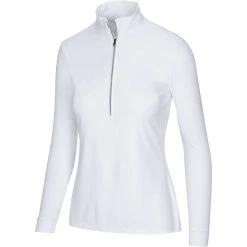 Greg Norman Women's Utility 1/2 Zip Mock 15 Greg Norman Women's Utility 1/2 Zip Mock -golf ball Shop greg norman womens utility 1 2 zip mock white 01 61980.1671482590