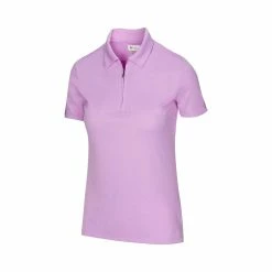 Greg Norman Women's Zip Polo -golf ball Shop greg norman womens zip polo primrose 01 37883.1644418951