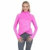 IBKUL Asymmetrical Zip Pullover 2 IBKUL Asymmetrical Zip Pullover -golf ball Shop ibkul asymmetrical zip pullover hot pink 01 89051.1676591045