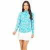 IBKUL Franny Print Long Sleeve Mock Neck 2 IBKUL Franny Print Long Sleeve Mock Neck -golf ball Shop ibkul franny print long sleeve mock neck turquoise multi 01 19994.1676595492