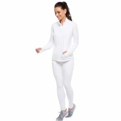 IBKUL Performance Leggings -golf ball Shop ibkul performance leggings white 01 05295.1633117371