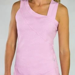 Jofit Side Drape Tank - Bloom