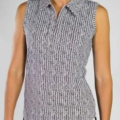 Jofit Sleeveless Polo - Herringbone