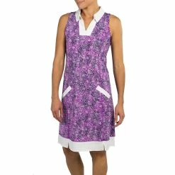 Jofit Wide Placket Dress - Speckle Print